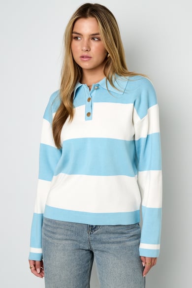 Strickpullover Streifen Casual Herbst/Winter h5 Bild10